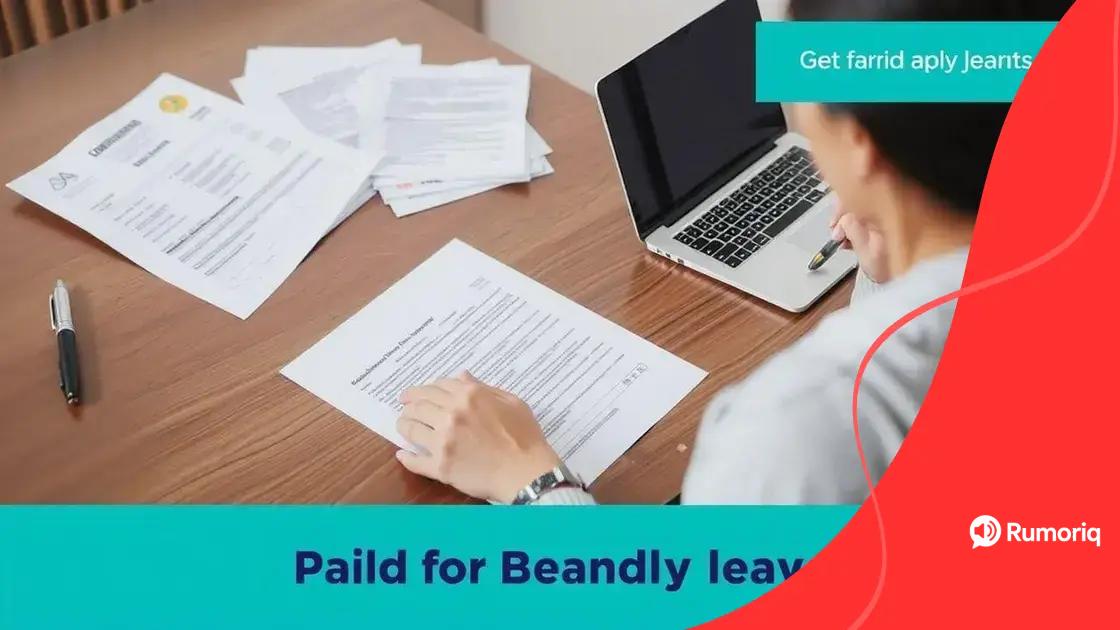 How to apply for paid family leave
