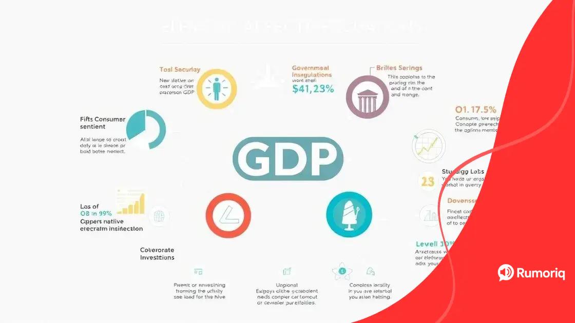 Factors influencing GDP changes